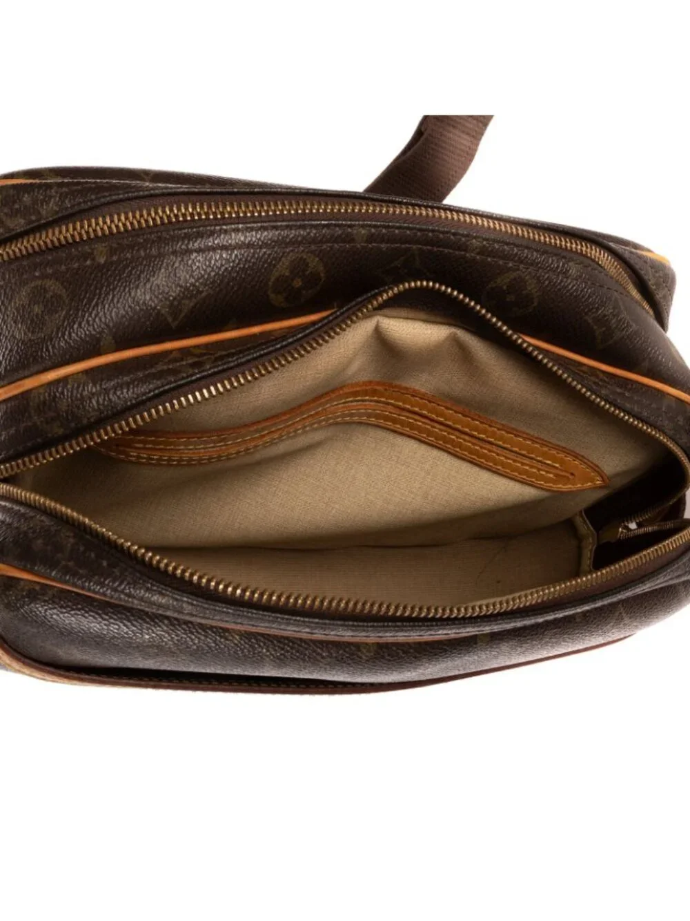 Louis Vuitton Reporter Brown Monogram Canvas Shoulder